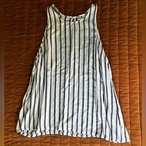 Navy and white striped Old Navy tank top. Size L, fits true to size.